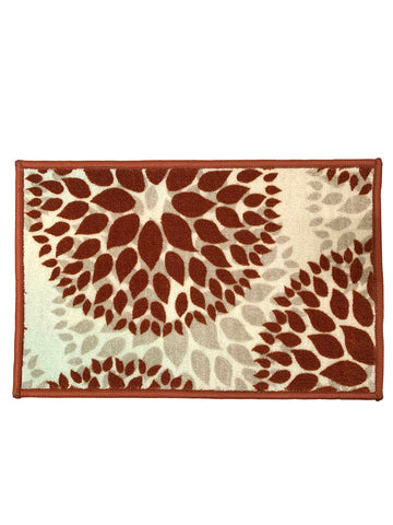 Athom Living Drop Beige Premium Anti Slip Printed Door Mat