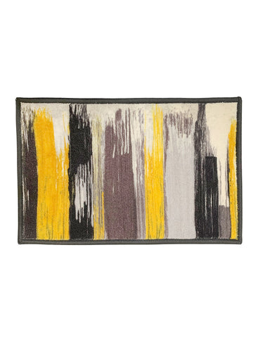 Athom Living Canvas Yellow Premium Anti Slip Printed Door Mat