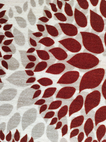 Athom Living Drop Beige Premium Anti Slip Printed Carpet