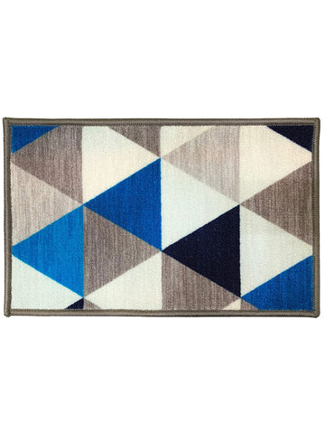 Athom Living Drop Blue Premium Anti Slip Printed Carpet