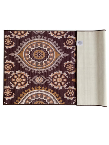 Athom Living Persian Brown Premium Anti Slip Printed Carpet