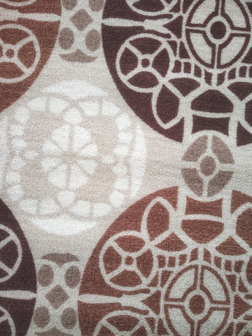 Athom Living English Beige Premium Anti Slip Printed Carpet