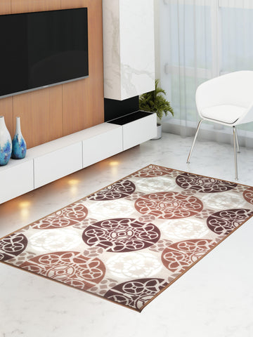Athom Living Drop Blue Premium Anti Slip Printed Carpet