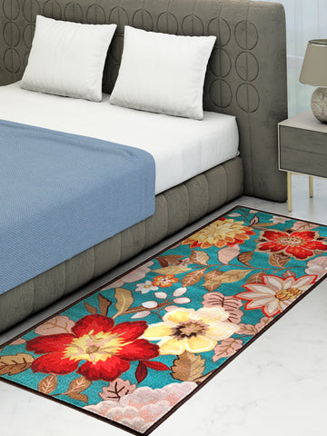 Athom Living Floral Love Premium Anti Slip Printed Runner Carpet