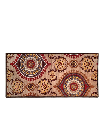 Athom Living Persian Maroon Premium Anti Slip Printed Runner Carpet