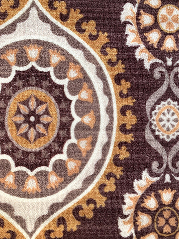 Athom Living Persian Brown Premium Anti Slip Printed Runner Carpet