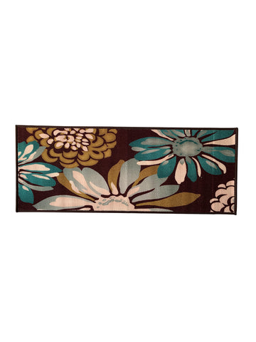 Athom Living Flower Canvas Premium Anti Slip Printed Runner Carpet