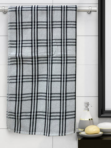 Athom Living Ecosaviour Premium Cotton Bath Towel Alfa Grey- Large