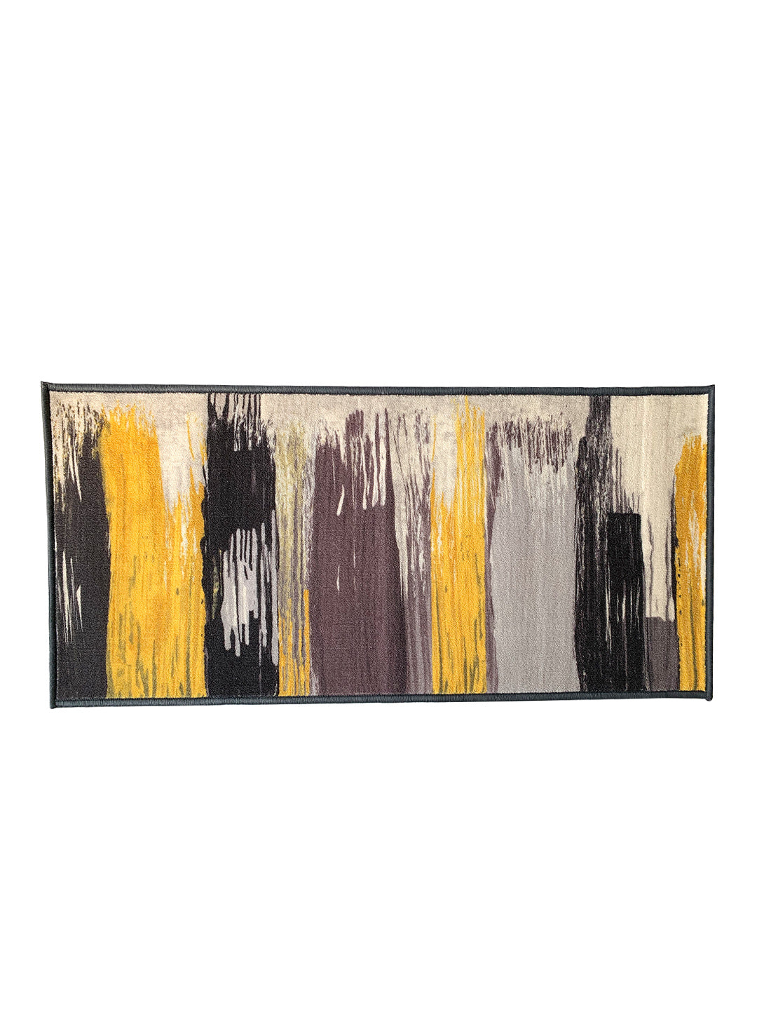 Athom Living Canvas Yellow Carpet, premium and non-slip, crafted for durability and elegance. This Carpet adds a vibrant touch to any room while ensuring safety and comfort.