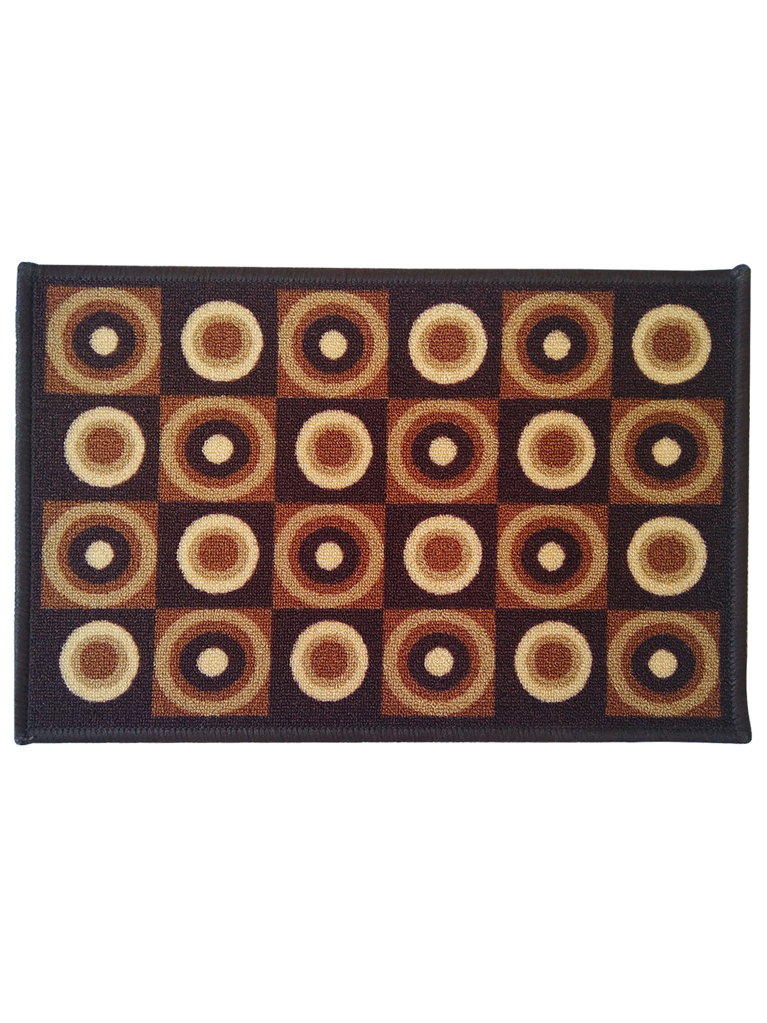 Athom Living Eazy Home Beige Anti Skid Doormat, 37x57cm, high-quality material, absorbs dirt and moisture efficiently, making it a perfect doormat or bathmat for everyday use.