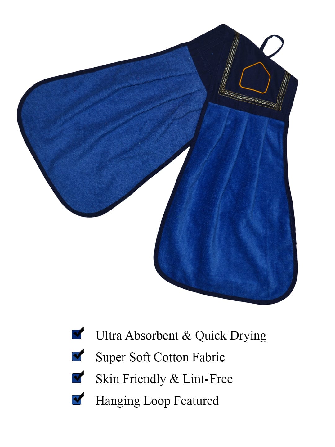 Athom Living loop hanging towel made of high-quality cotton for washbasins, kitchens, and bathrooms. Ultra-absorbent and stylish Wash Basin Towel / Hand Towel Pack of 1, 2 and 4 for daily convenience.