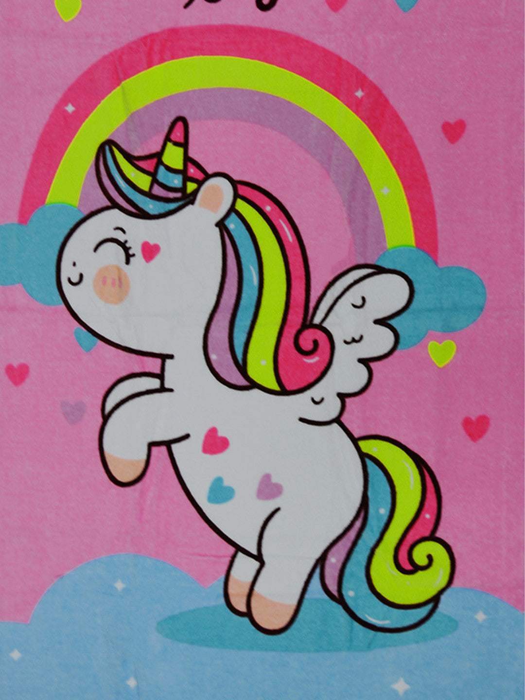 Athom Living unicorn cotton bath towel for kids