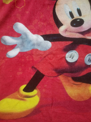 Athom Living Disney Mickey Mouse Kids Bath & Hooded Towel Combo 60x120 cm