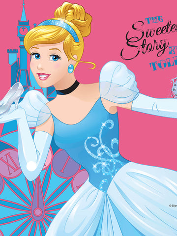 Disney Princess Cushion Cover 16x16 /40x40cm