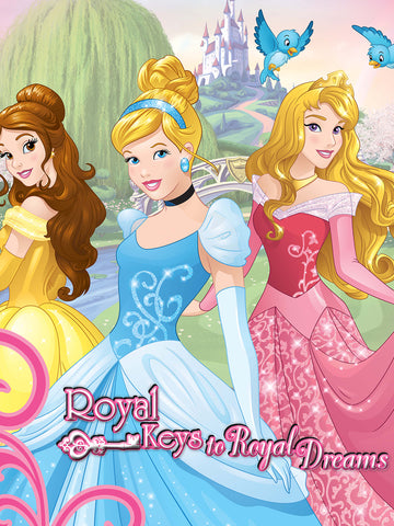 Disney Princess Cushion Cover 16x16 /40x40cm