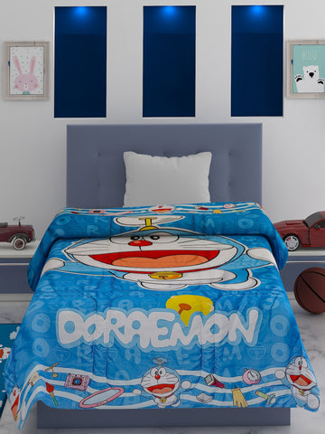 Doraemon Blue Kids Comforter 380 GSM