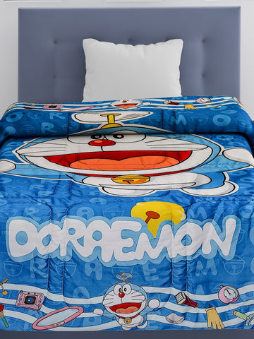 Doraemon Blue Kids Comforter 380 GSM