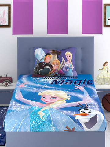 Disney Frozen Unleash The Magic Cotton Single Bedsheet Set