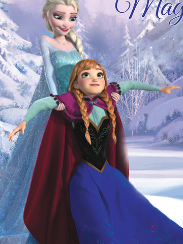 Disney Frozen Winter Magic Cotton Double Bedsheet Set- King Size
