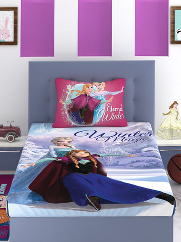 Disney Frozen Winter Magic Cotton Single Bedsheet Set