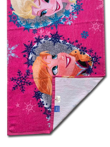 Athom Living Disney Frozen Elegant Ice & Forever Sisters Elsa  Kids Bath Towel 60x120 cm Pack of 2