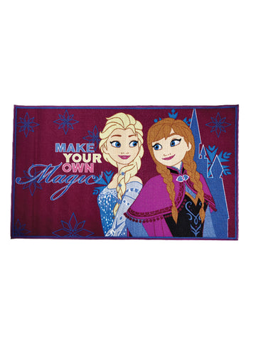 Disney Frozen Make Your Own Magic Blue Kids Carpet 3ft x 5ft