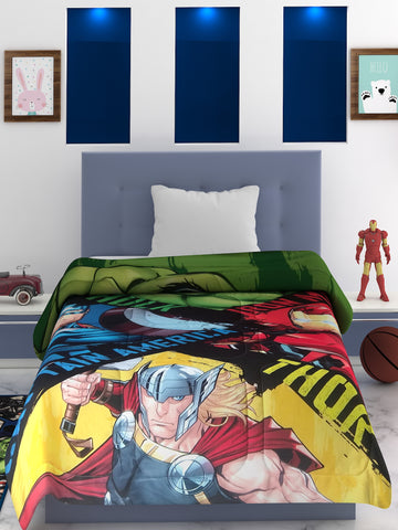 Marvel Captain America, The Hulk & Ironman Kids Comforter 380 GSM