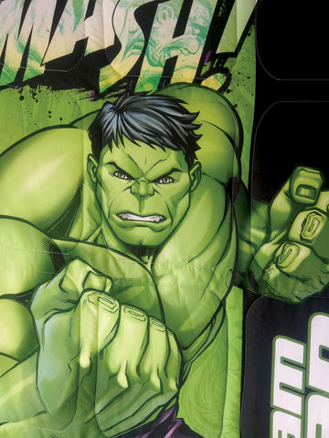 Marvel Hulk Green Kids Comforter 380 GSM