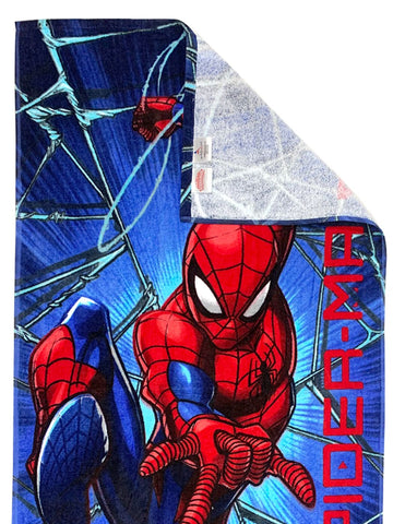 Marvel Red & Blue Spiderman Kids Cotton Bath Towel 350 GSM 60x120 cm