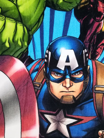 Athom Trendz Marvel Captain America/The Hulk/Thor Avengers Kids Bath Towel 60x120 cm Pack of 2
