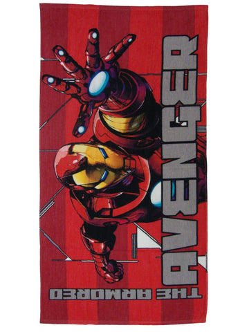 Athom Living Marvel Iron Man & Avengers Kids Bath Towel 60x120 cm Pack of 2