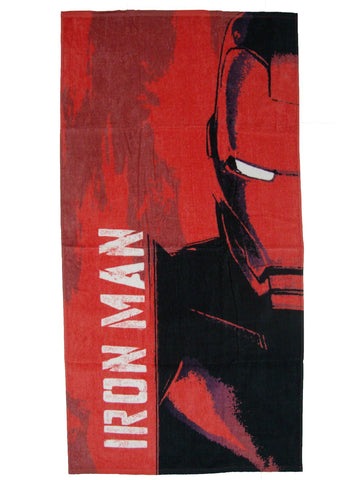 Athom Living Marvel Iron Man & Spiderman  Kids Bath Towel 60x120 cm Pack of 2