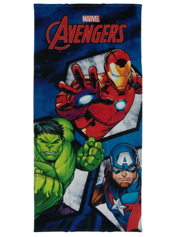Athom Living Marvel Avengers Kids Bath Towel 60x120 cm Pack of Two