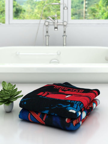 Athom Trendz Marvel Captain America/The Hulk/Avengers Kids Bath Towel 60x120 cm Pack of 2