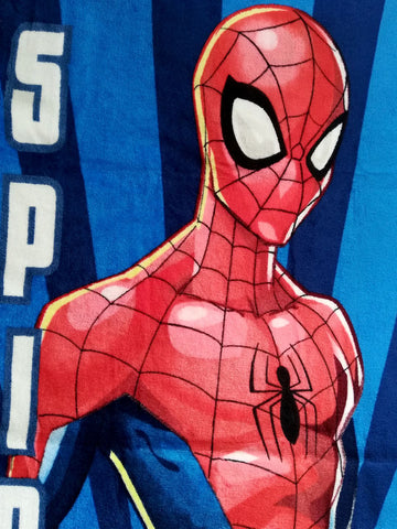 Athom Living Marvel Blue Spiderman Kids Bath Towel 60x120 cm Pack of 2