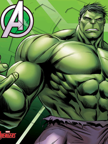 Marvel Avengers Hulk Filled Cushion 16x16 /40x40cm