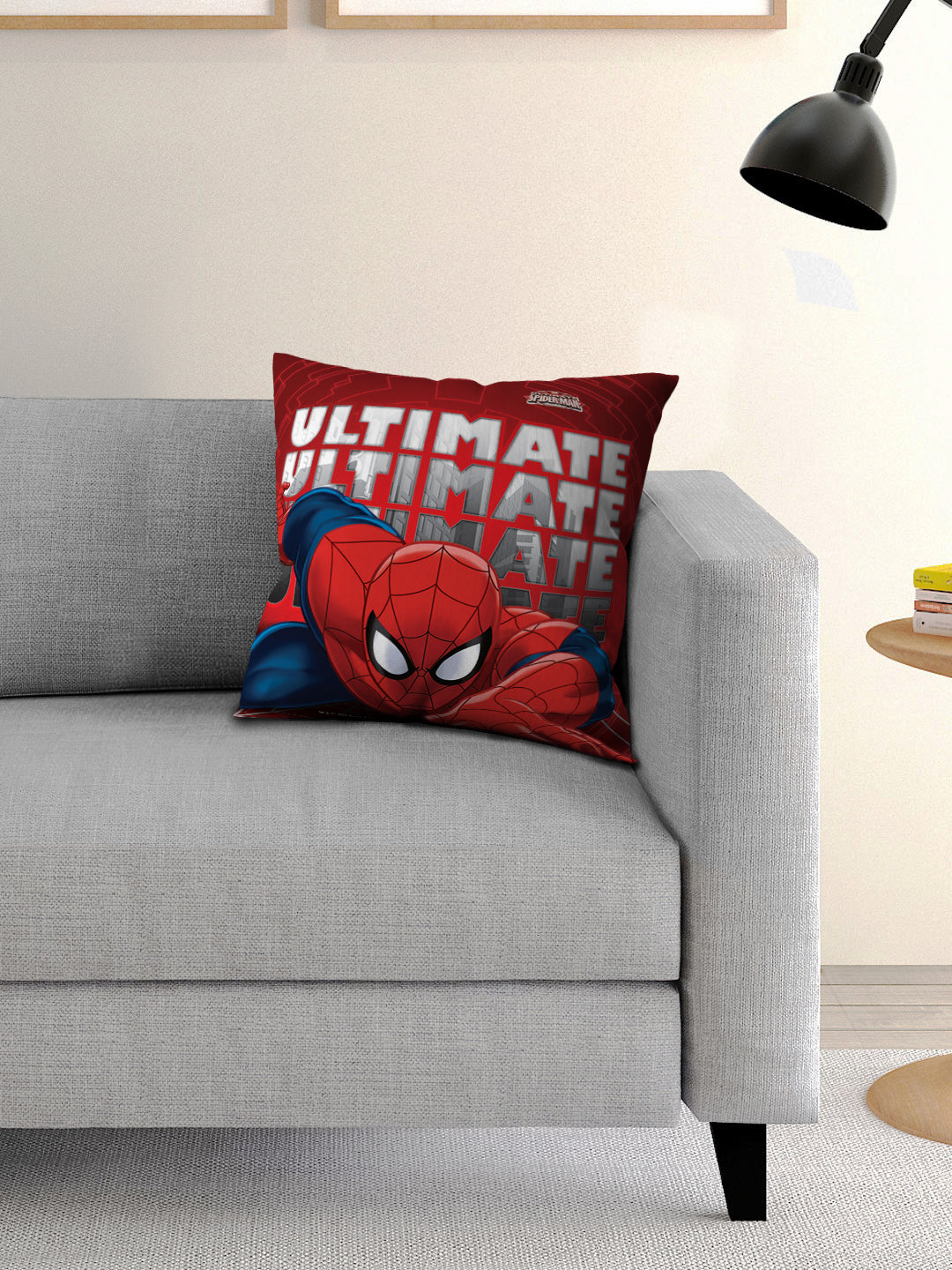 Marvel Spiderman Filled Cushion by Athom Living featuring bold superhero graphics, soft fabric, and durable stitching. This premium Filled Cushion adds comfort and style to kids’ rooms, beds, sofas, and play areas.