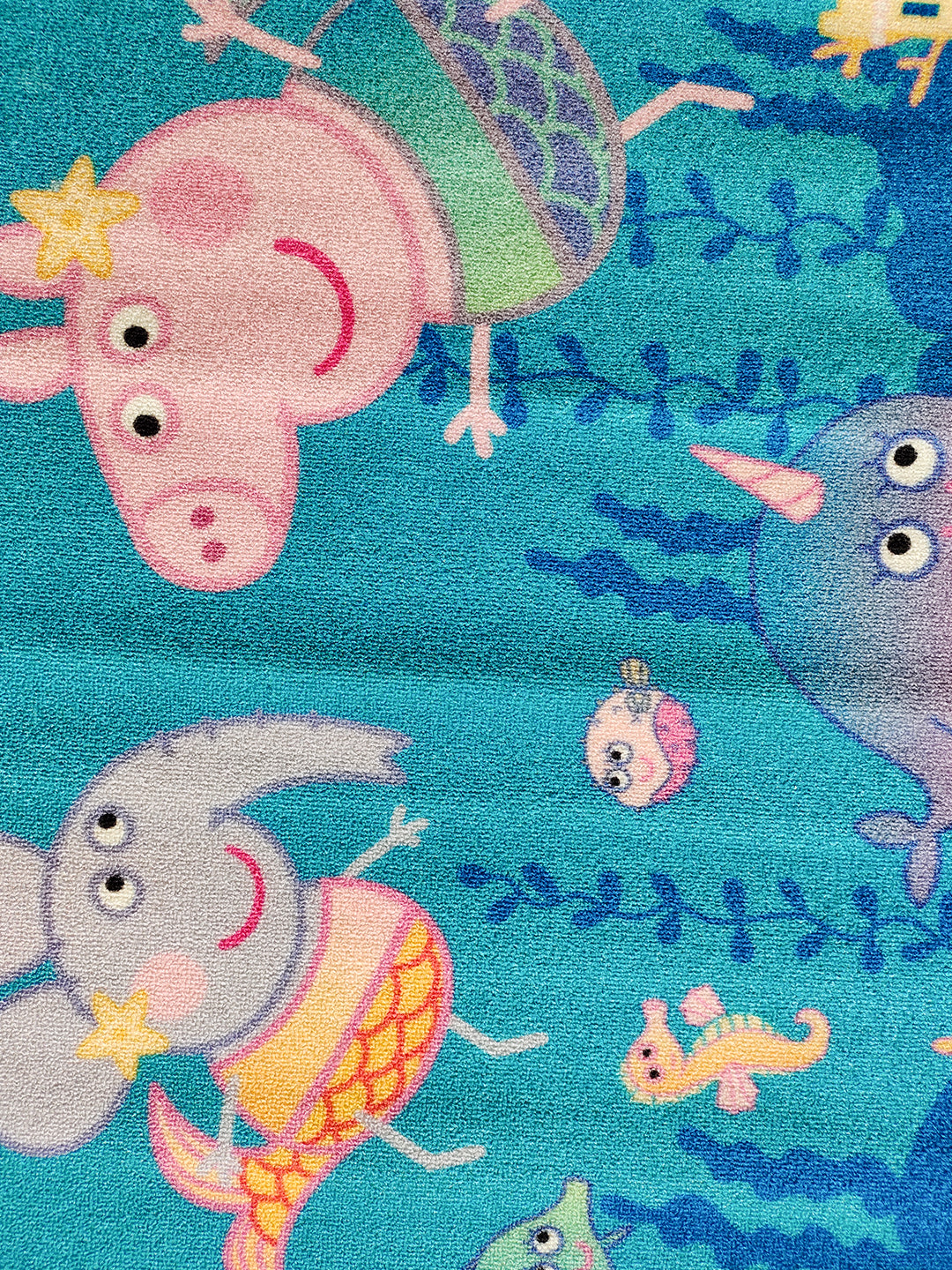 Peppa Pig themed Premium Blue Kids Carpet 3ft x 5ft by Athom Living offering a soft, anti-skid design ideal for playrooms. This carpet adds warmth, safety, and joy to your child’s everyday environment.