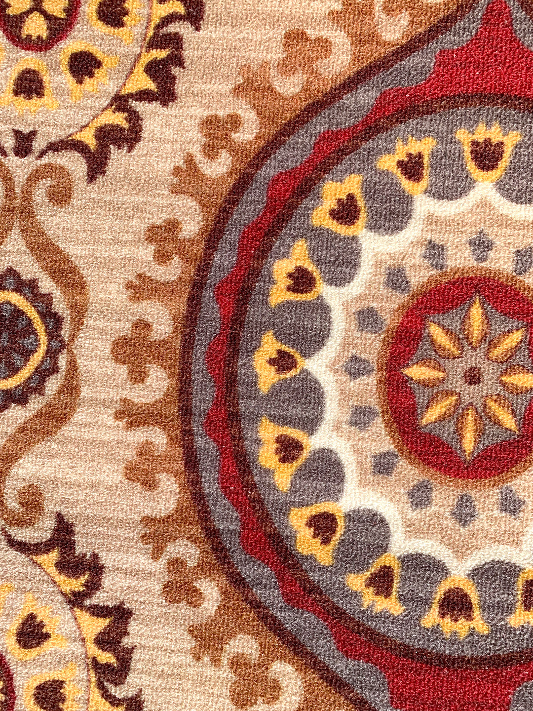 Premium Persian Maroon Runner Carpet from Athom Living, stylish, anti-slip, and durable, designed to protect floors while adding elegance, perfect for modern and traditional interiors alike.