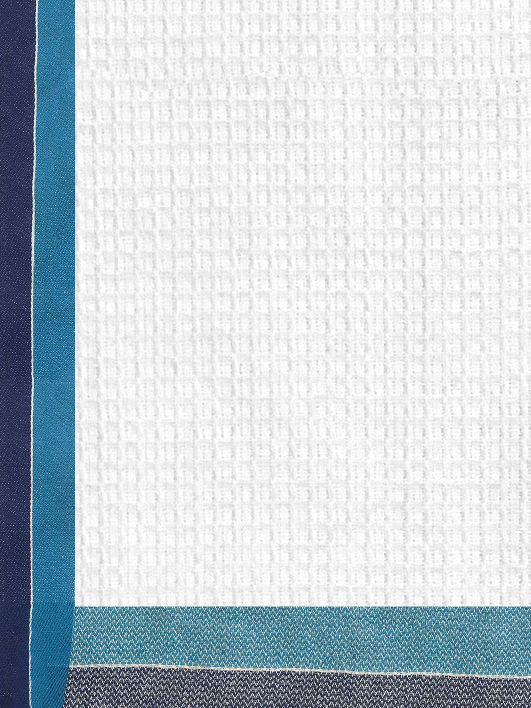 Premium waffle border cotton bath towel