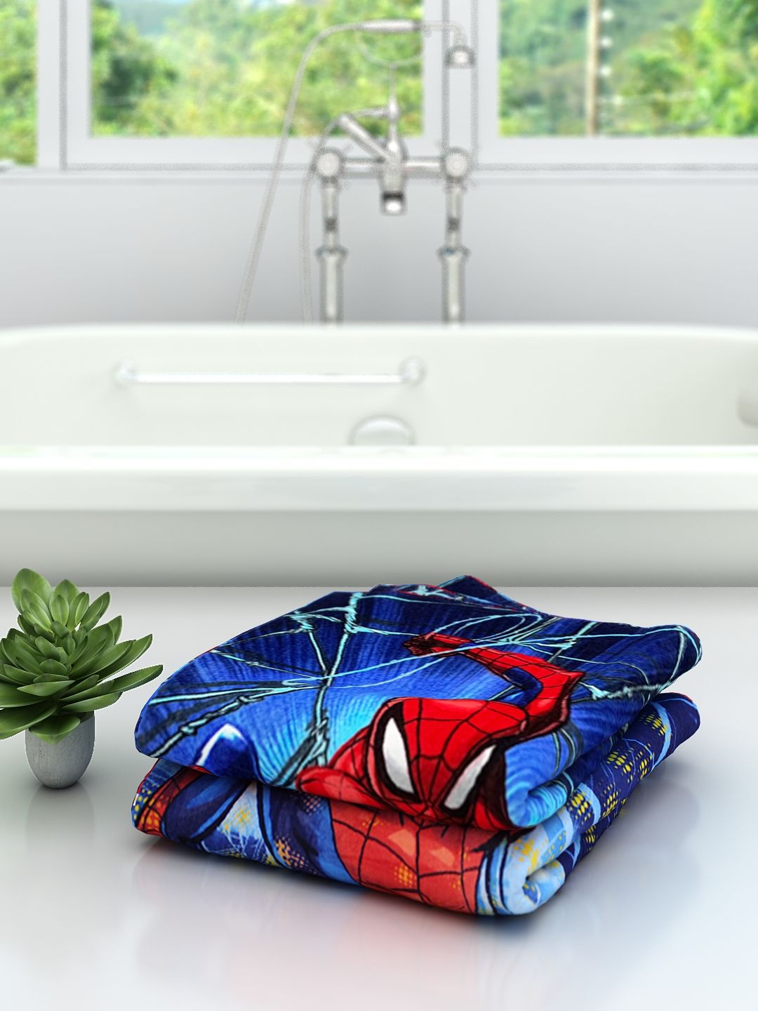 Soft and colorful kids bath towels