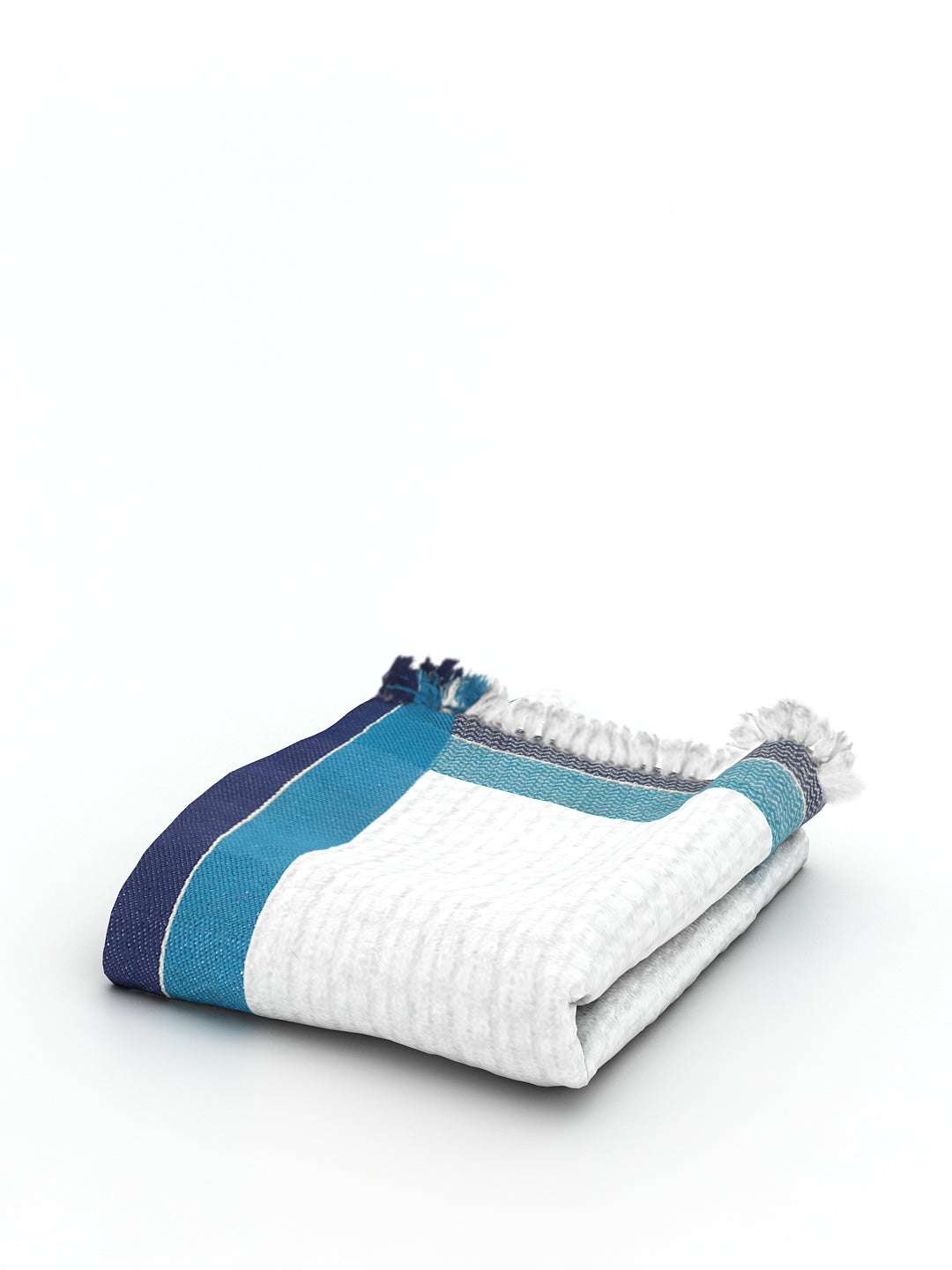 Soft lightweight woven cotton bath towel