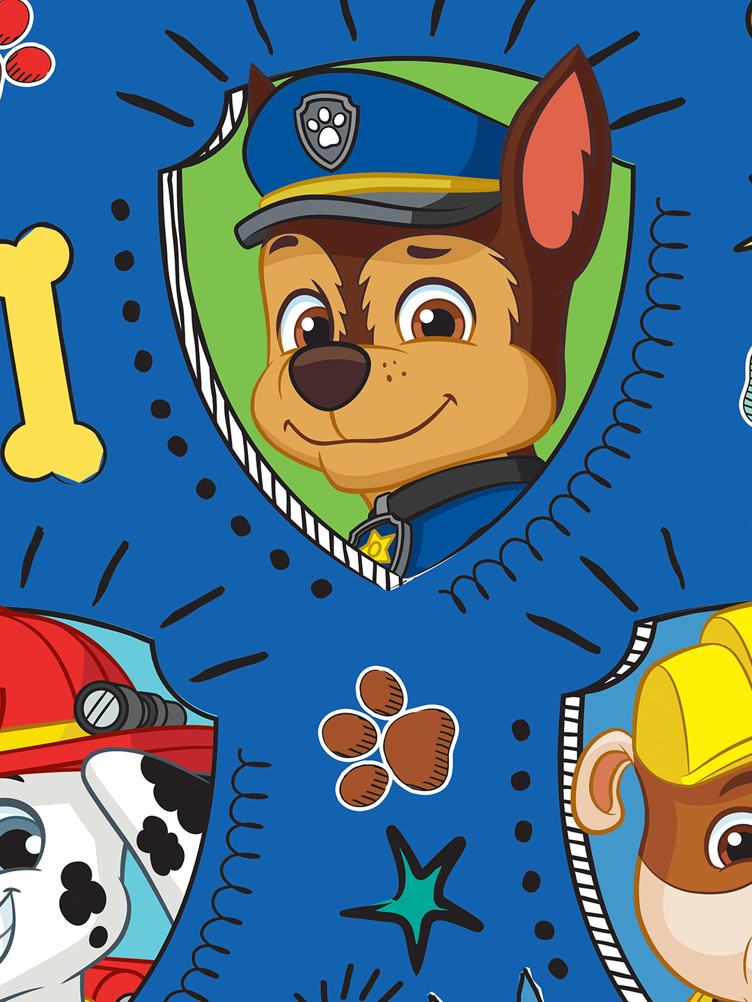 Vibrant Paw Patrol Dream Patrol cotton kids double bedsheet with 2 pillow cover set by Athom Living, designed for comfort and style, making bedtime fun for every child.