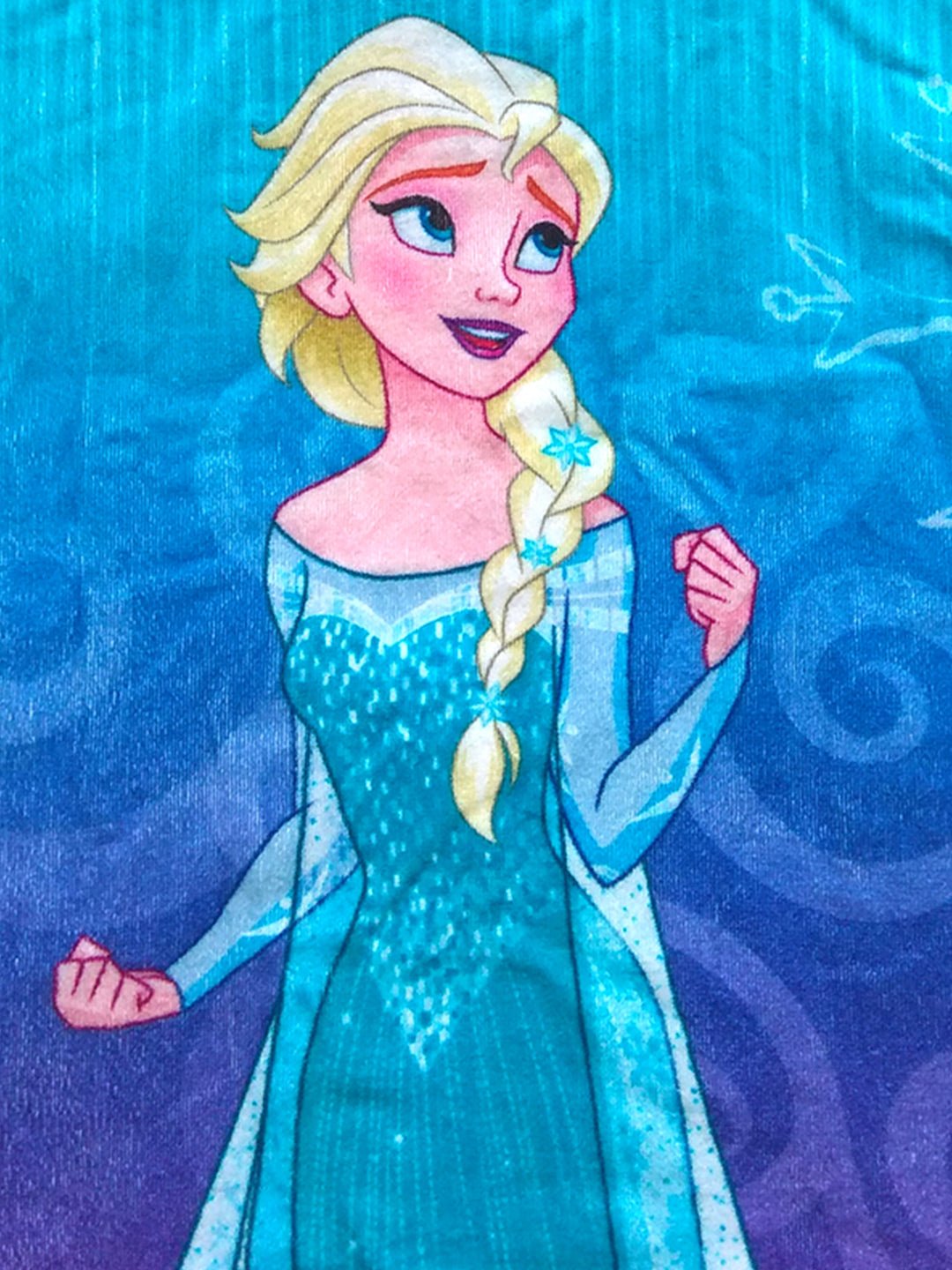 Athom Living Disney Frozen Elsa Kids Hooded & Bath Towel Combo 60x120 cm - Athom Living