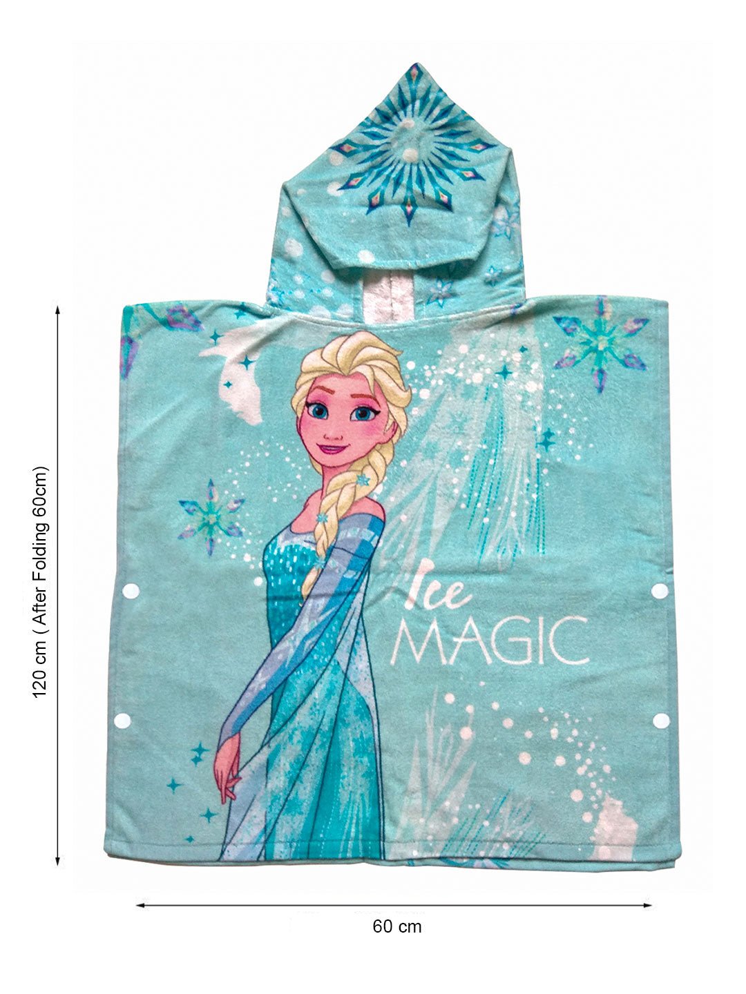Athom Living Disney Frozen Kids Hooded & Bath Towel Combo 60x120 cm - Athom Living