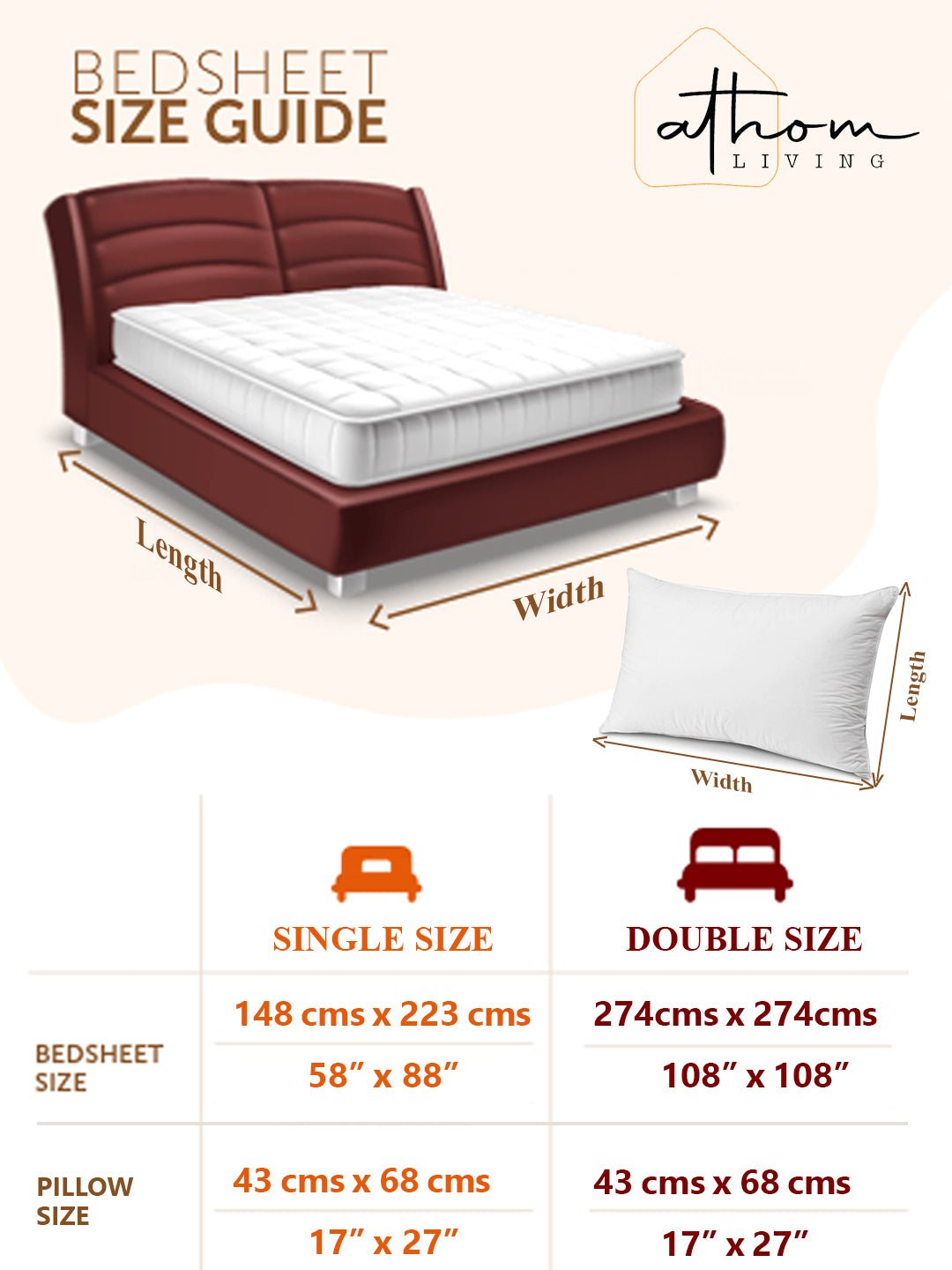 Athom Living Disney Frozen Make Your Own Magic Pink Cotton Double Bedsheet Set - King Size - Athom Living
