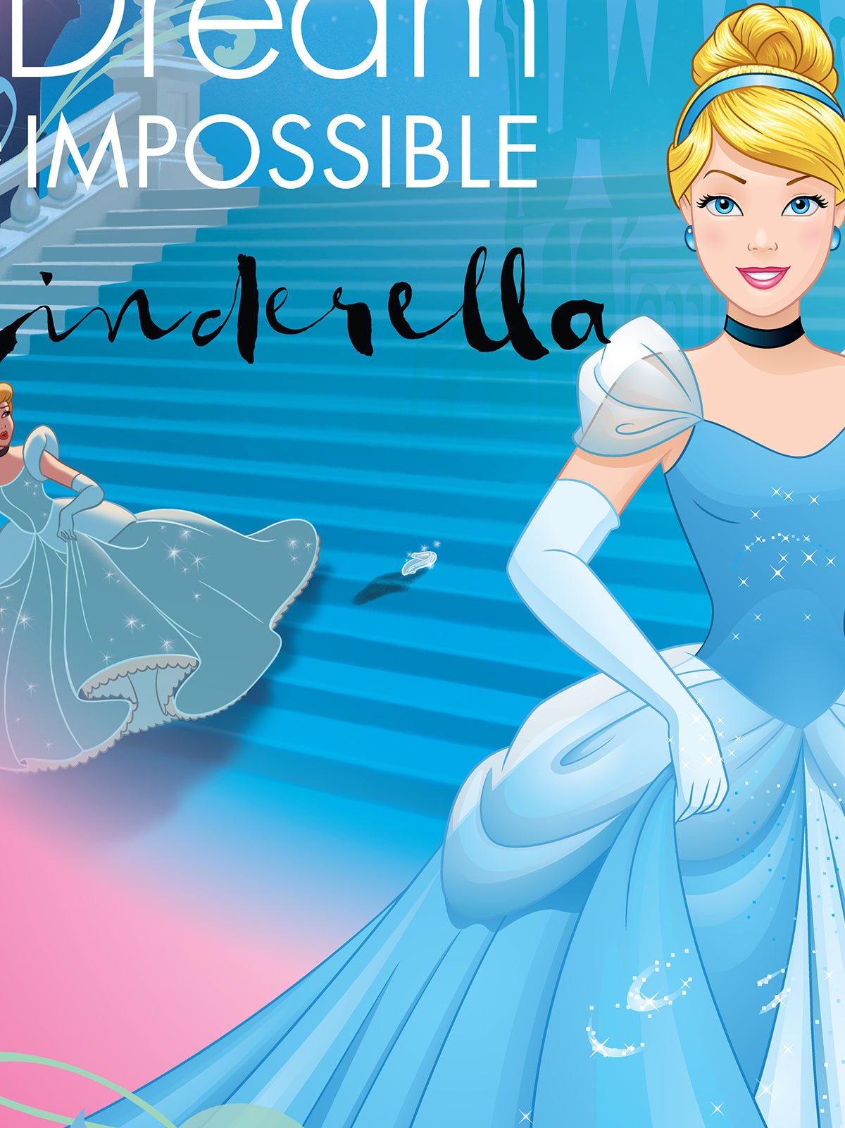 Athom Living Disney Princess Dream Impossible Cotton Double Bedsheet Set - King Size - Athom Living