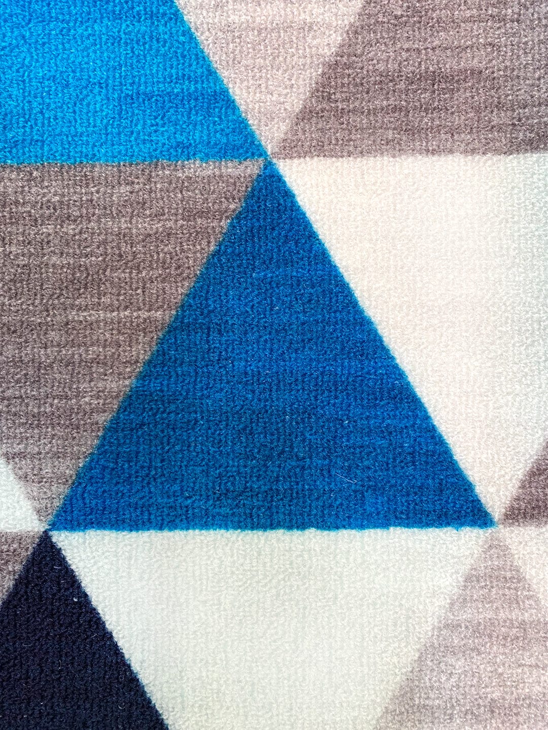 Athom Living Drop Blue Premium Anti Slip Printed Carpet - Athom Living