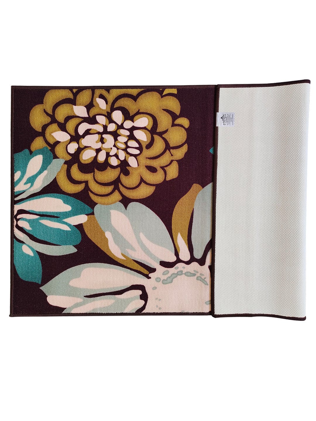 Athom Living Drop Blue Premium Anti Slip Printed Carpet - Athom Living