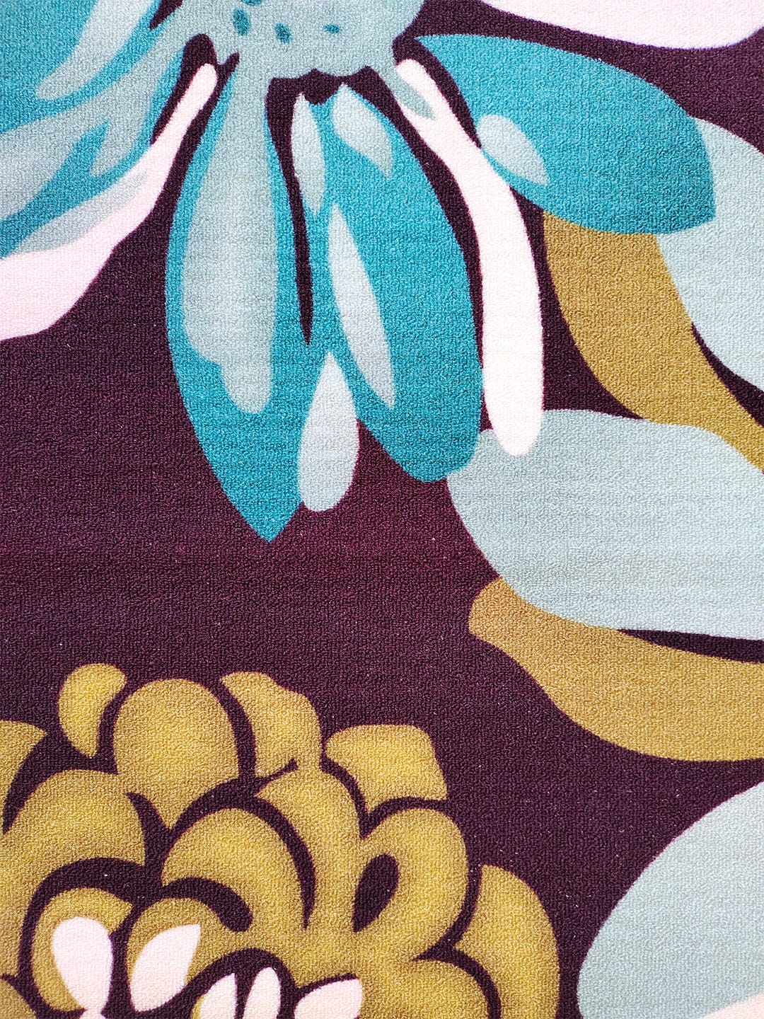 Athom Living Drop Blue Premium Anti Slip Printed Carpet - Athom Living